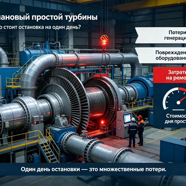 Запасные части паровой турбины и техническое обслуживание: как сократить незапланированное отключение электростанций