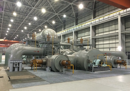 Паровая турбина сверхсверхкритического класса 1000 МВт с двойным перегревом пара