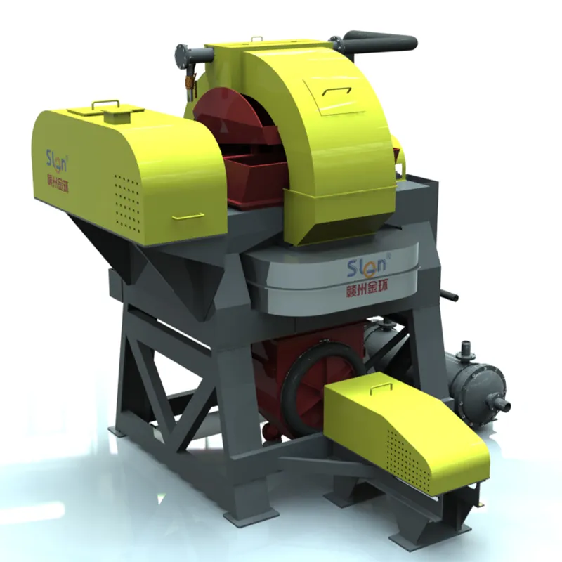 Высокоградиентный магнитный сепаратор с вращающимся кольцом, пульсацией и сильным полем SLon