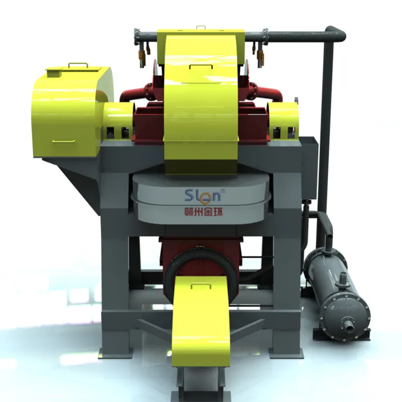 Высокоградиентный магнитный сепаратор с вращающимся кольцом, пульсацией и сильным полем SLon