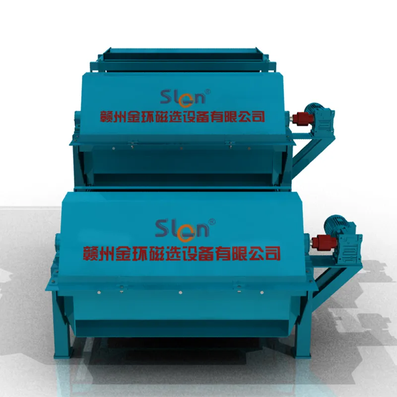 Магнитный сепаратор сухого типа с валковыми постоянными магнитами и сильным полем SGTQ