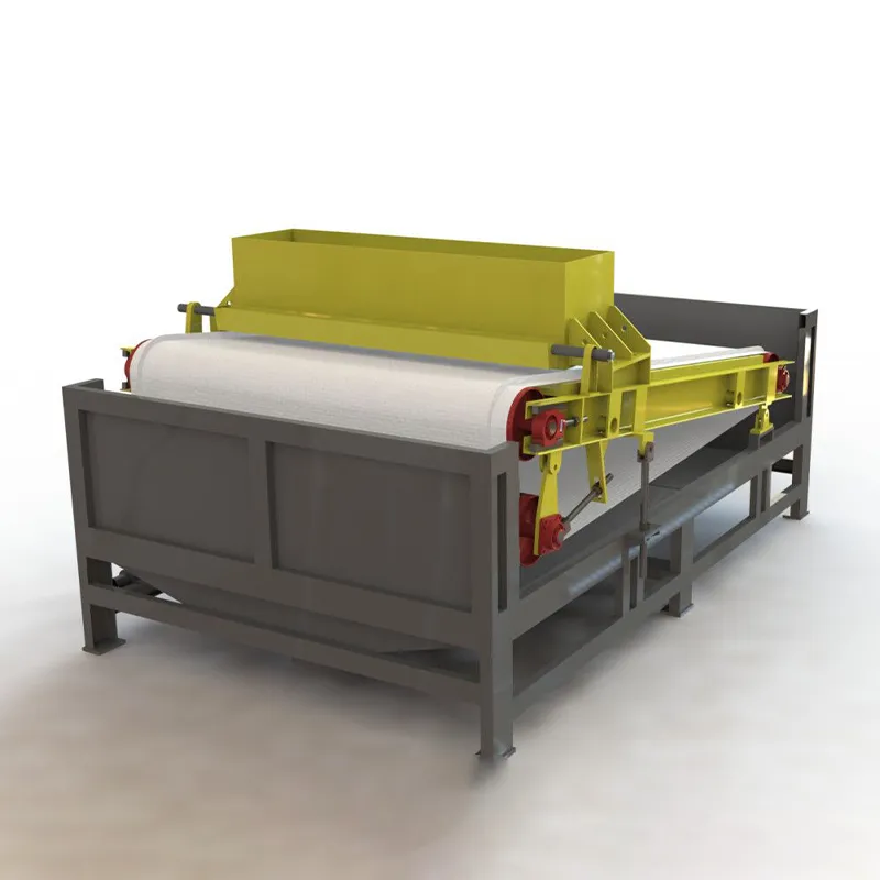 Сильнопольный магнитный сепаратор с постоянными магнитами и ленточным конвейером SPBC