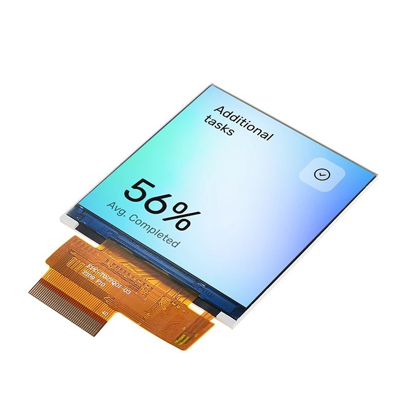 2,7-дюймовый квадратный TFT LCD-модуль с разрешением 320×320 пикселей и широким диапазоном рабочих температур.