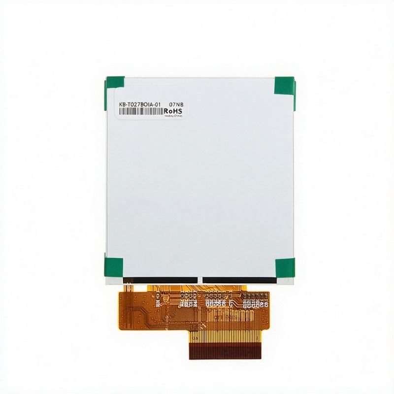 2,7-дюймовый квадратный TFT LCD-модуль с разрешением 320×320 пикселей и широким диапазоном рабочих температур.