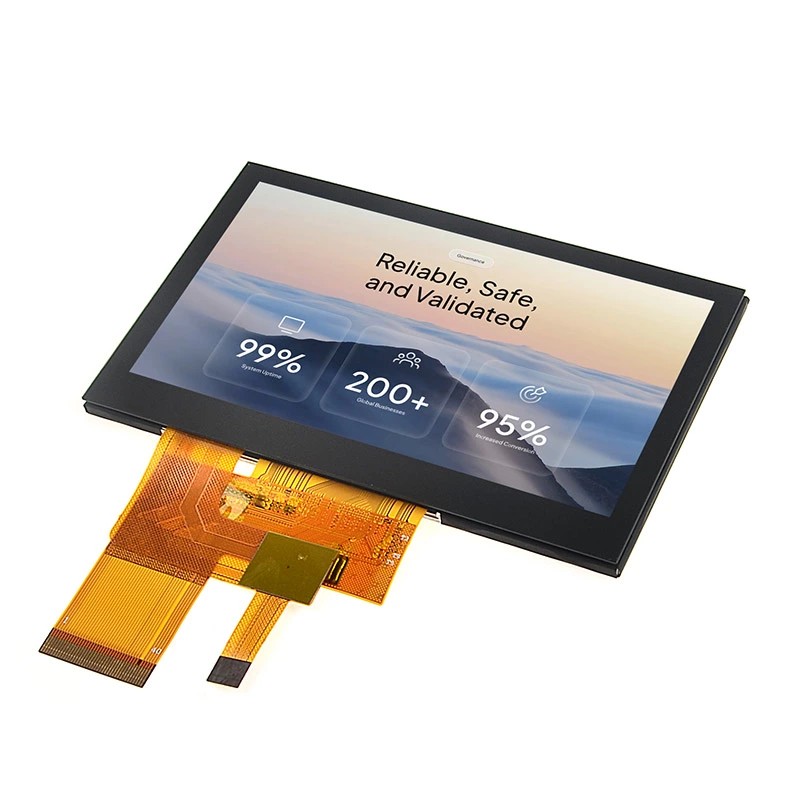 4,3-дюймовый IPS TFT ЖК-дисплей (разрешение 800×480 пикселей) с емкостной сенсорной панелью