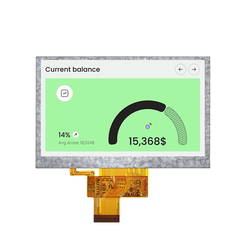 4,3-дюймовый IPS TFT ЖК-модуль с емкостной сенсорной панелью и яркостью 850 кд/м²