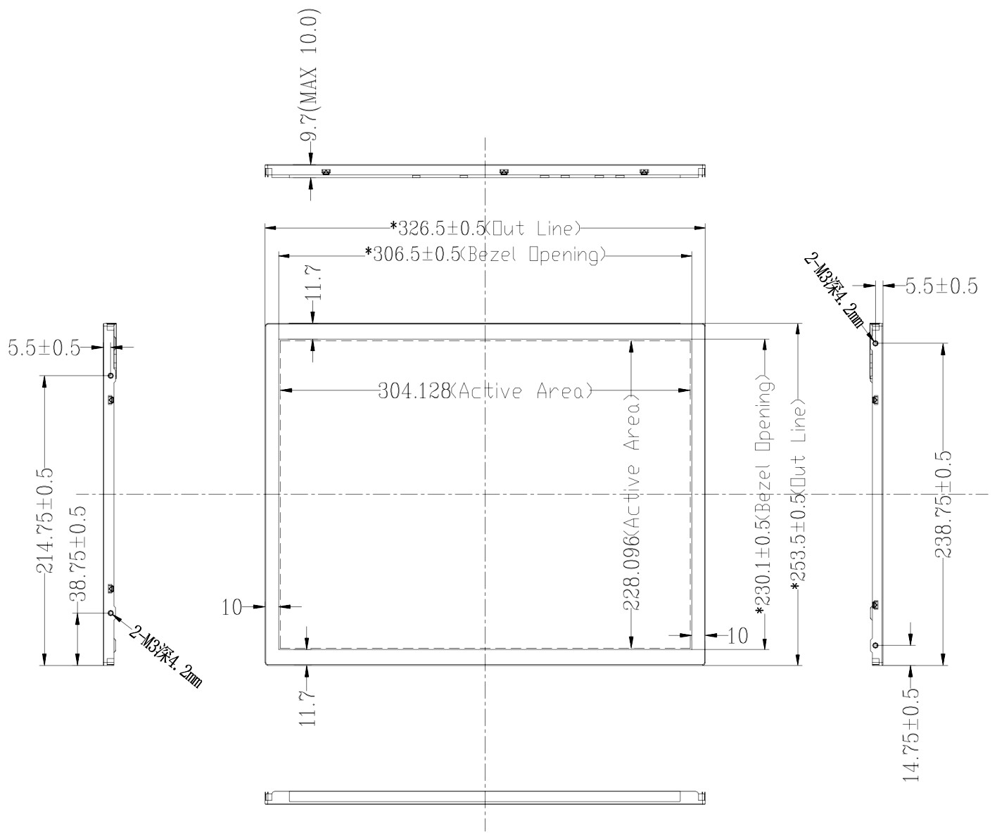 ЖК-модуль BOE 15,0 дюйма, 1024×768, IPS TFT 1024 (5)