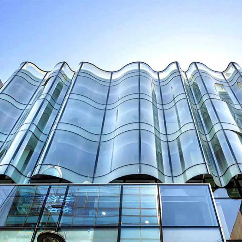 Многократно гнутое стекло