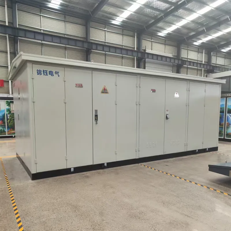 Компактная подстанция из окрашенных холоднокатаных листов