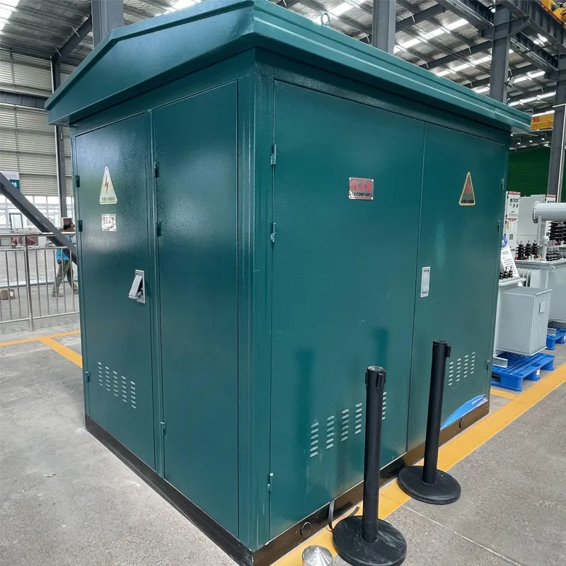 Компактная подстанция из окрашенных холоднокатаных листов