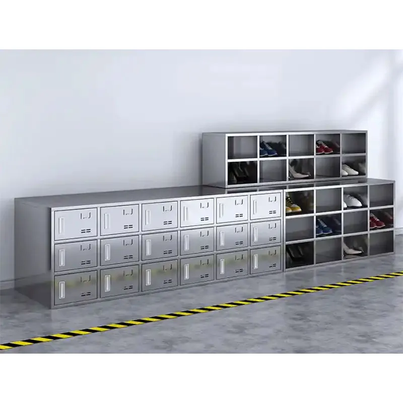 Обувной шкаф из нержавеющей стали