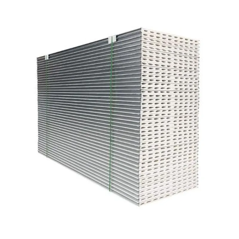 Сэндвич-панель из окрашенной стали с сердечником из сульфата магния механического производства