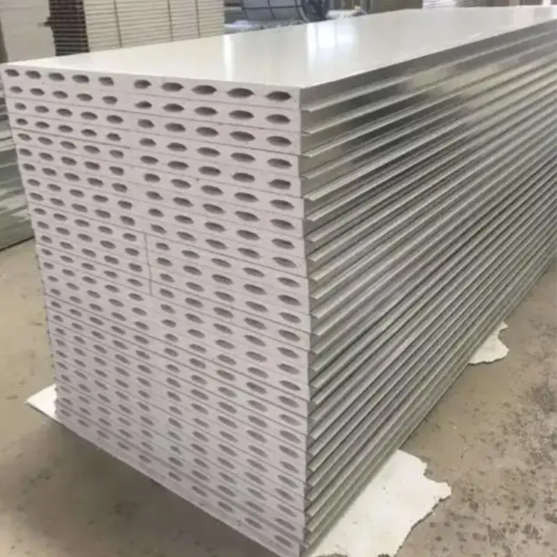 Сэндвич-панель из окрашенной стали с сердечником из сульфата магния механического производства