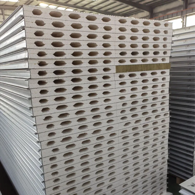 Сэндвич-панель из окрашенной стали с сердечником из сульфата магния механического производства