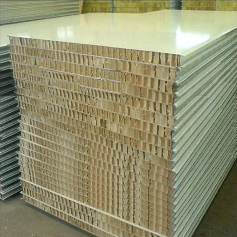 Сэндвич-панель с композитным сердечником из бумажных сот механического производства