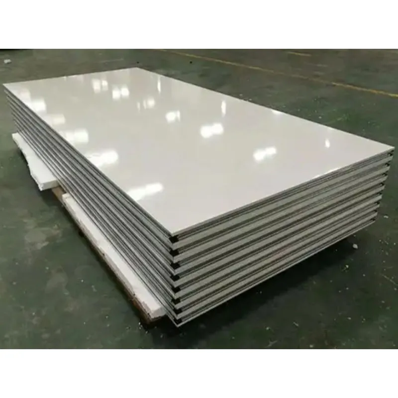 Чистая окрашенная стальная панель с сердечником из магнезиального стекла и каменной ваты ручного производства