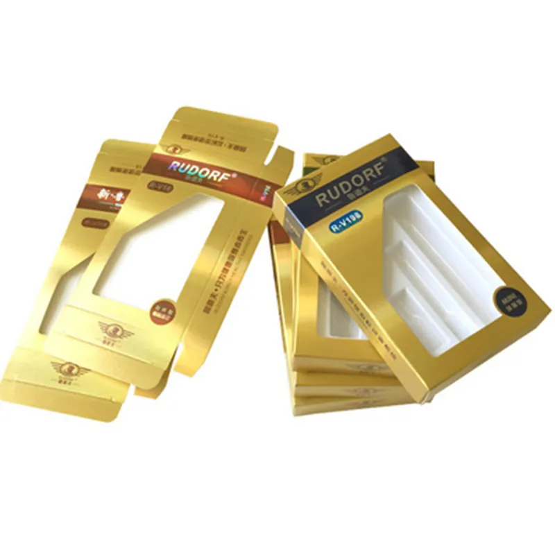 Картонные коробки с алюминиевой серебряной ламинацией