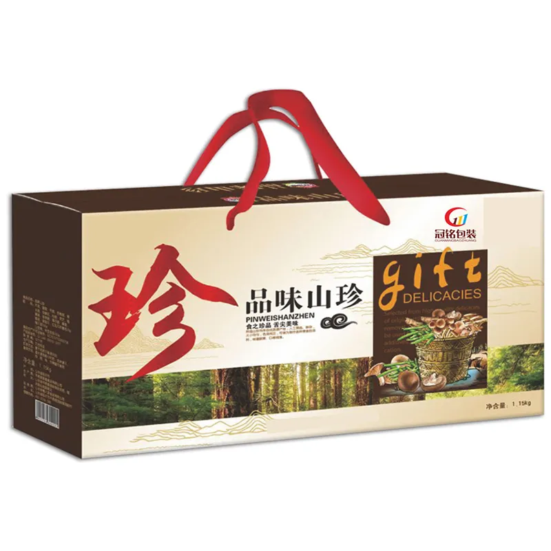 Цветные гофрированные подарочные коробки