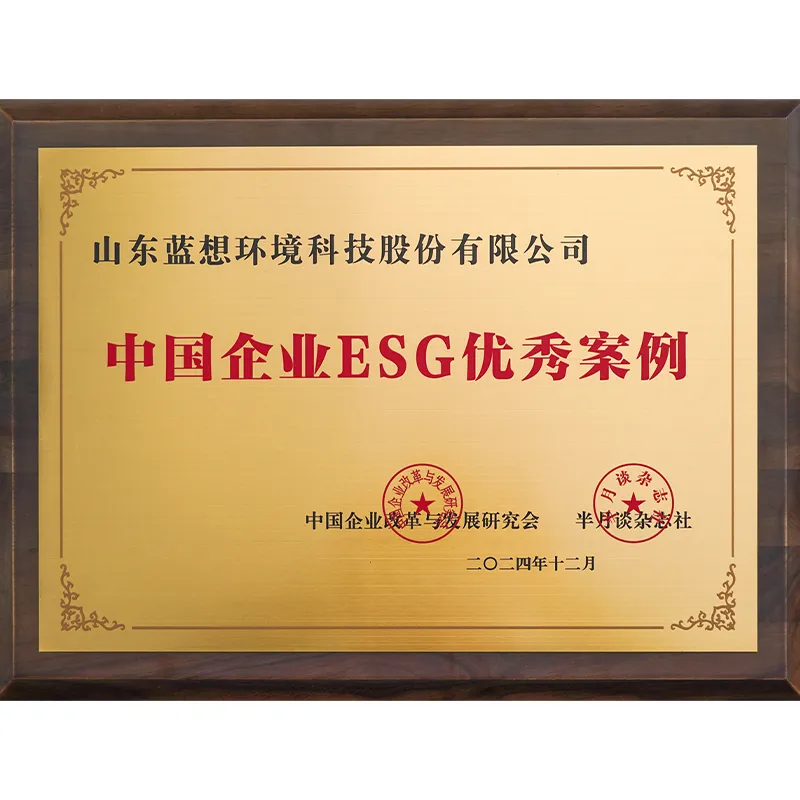 АО Ланьсян Экологические Технологии удостоена награды «Выдающийся пример ESG среди китайских предприятий 2024 года»