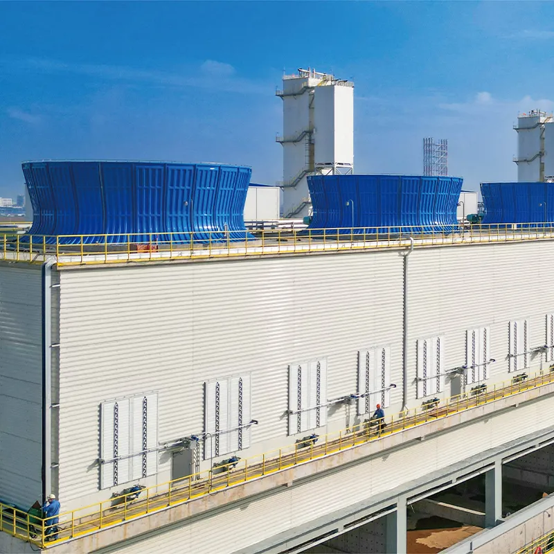 Градирня типа NT для устранения туманового шлейфа и экономии воды