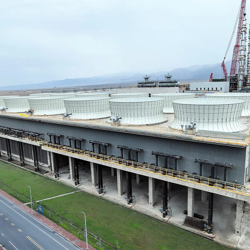 Высокоэффективная комбинированная сухо-влажная градирня