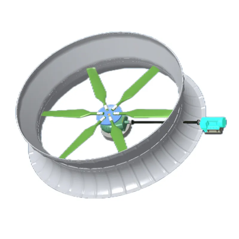 Стеклопластиковый осевой вентилятор