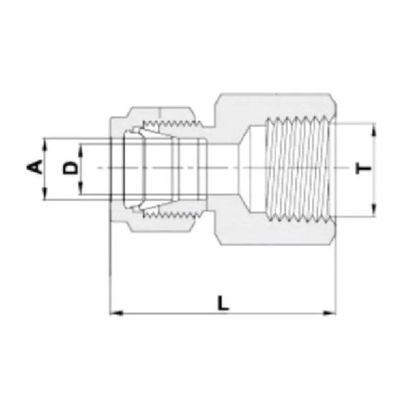 Внутренний резьбовой патрубок