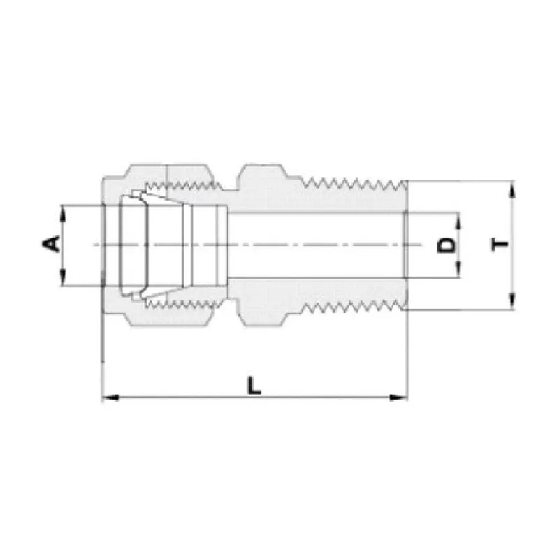 Наружный резьбовой патрубок