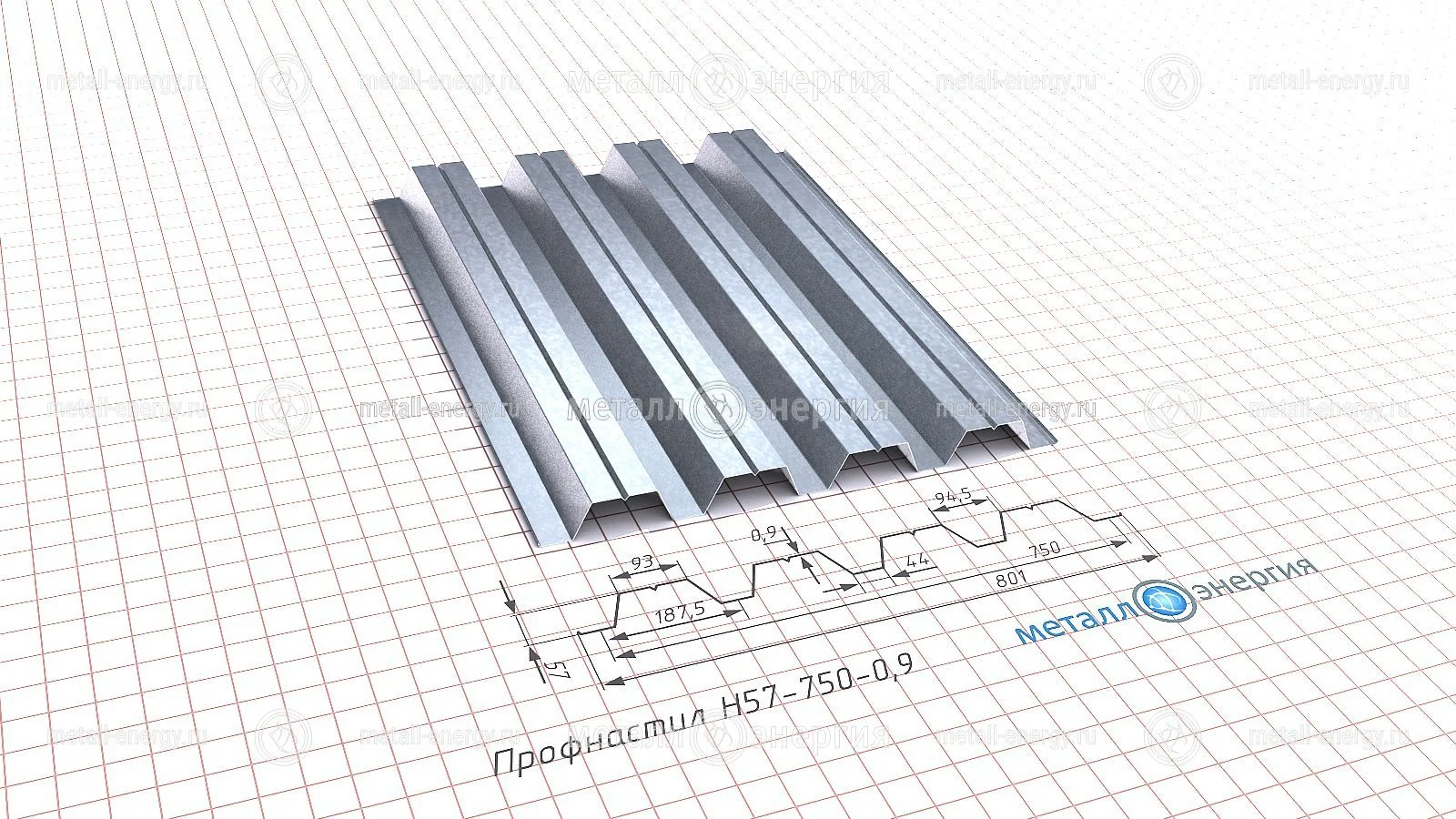 Профнастил 750 0.9: цены 2026, характеристики и где купить
