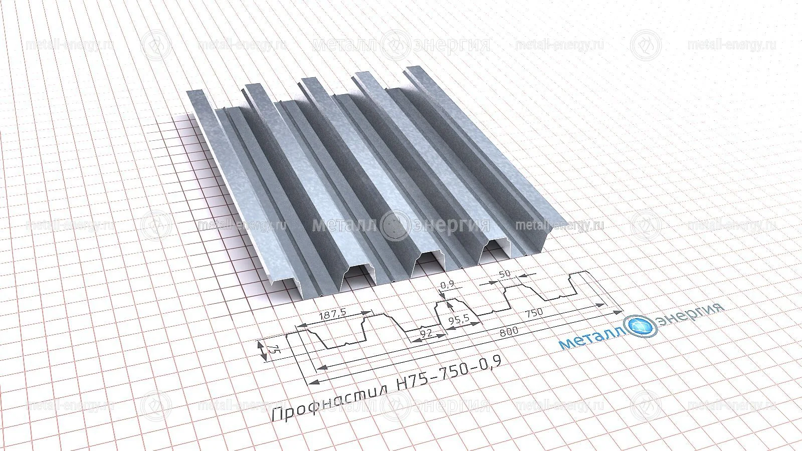 Профнастил Н75 0.9: цены 2026, характеристики и где купить от производителя