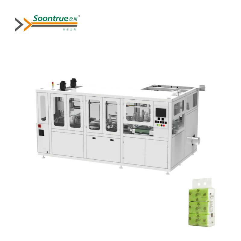 Промежуточная упаковочная машина для мягких пачек TD300H (с укладкой слоёв)