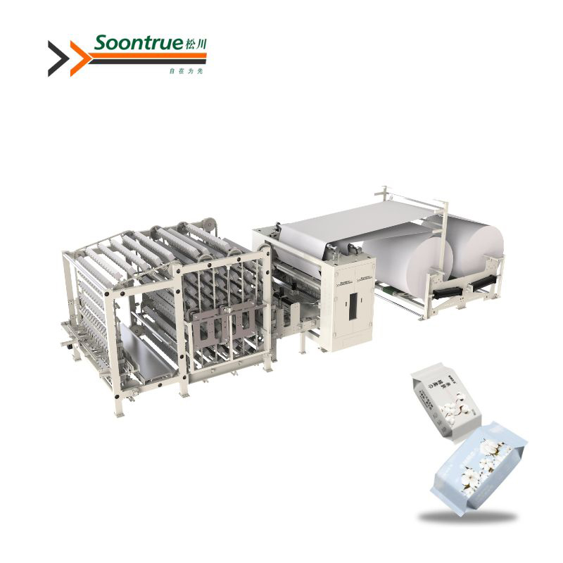 Фальцевальная машина для хлопчатобумажных салфеток SCZM-200-1650 / 2250 / 3400