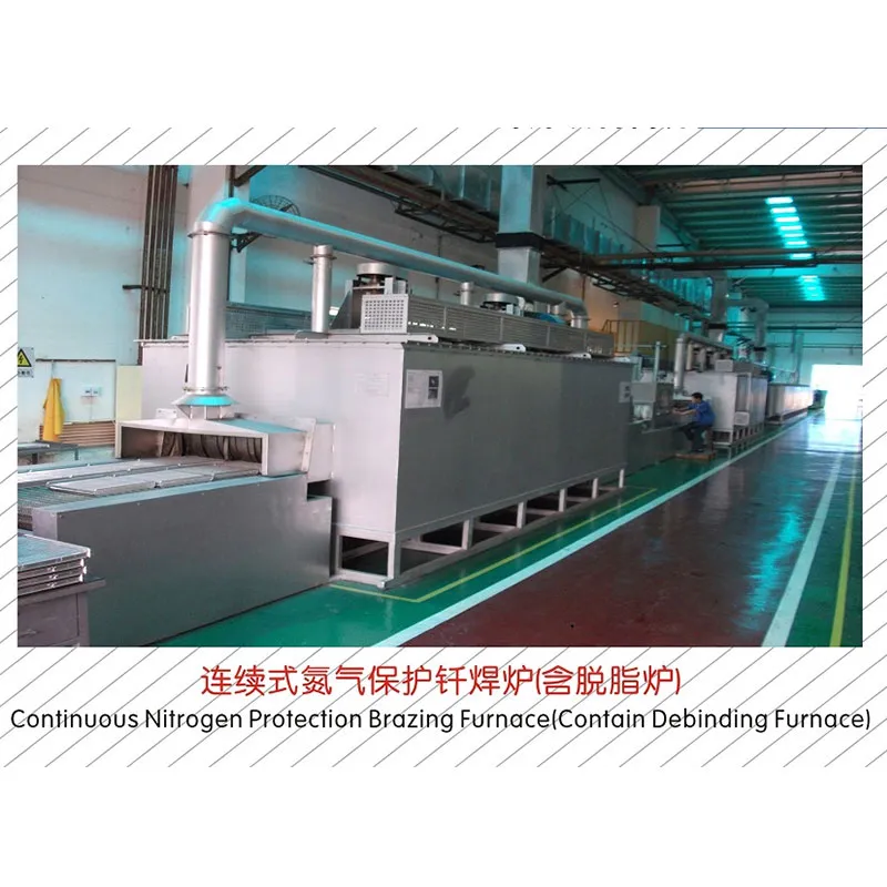 Туннельная конвейерная печь пайки алюминия