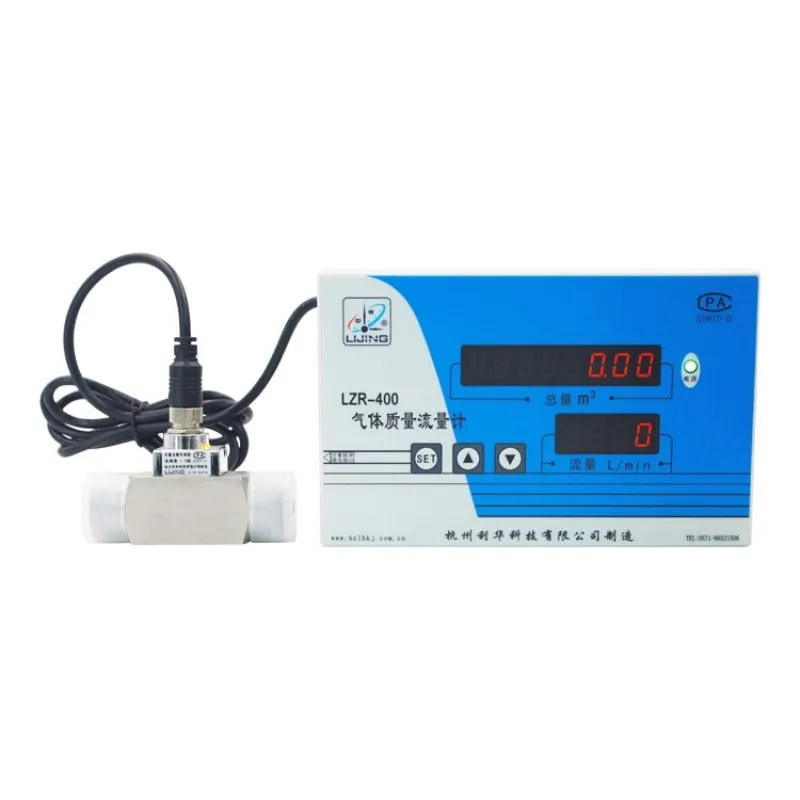 LZR Массовый расходомер газа цифровой большого диапазона, модели 400, 800