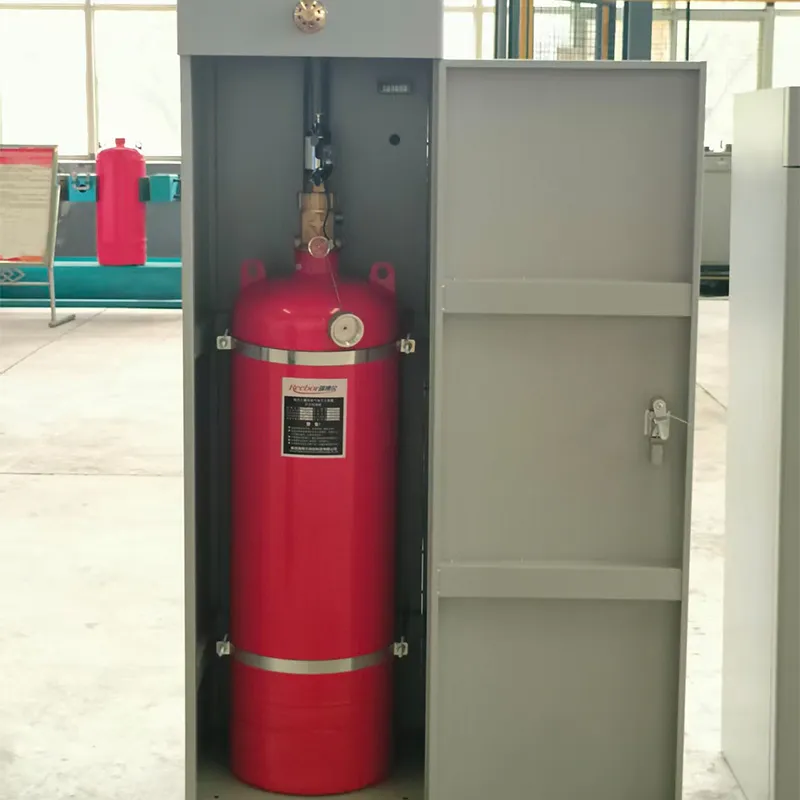 Шкафная установка газового пожаротушения на основе гептафторпропана GQQ120/2.5-RBr