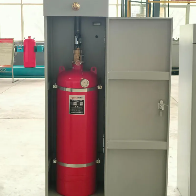 Шкафная установка газового пожаротушения на основе гептафторпропана GQQ150/2.5-RBr