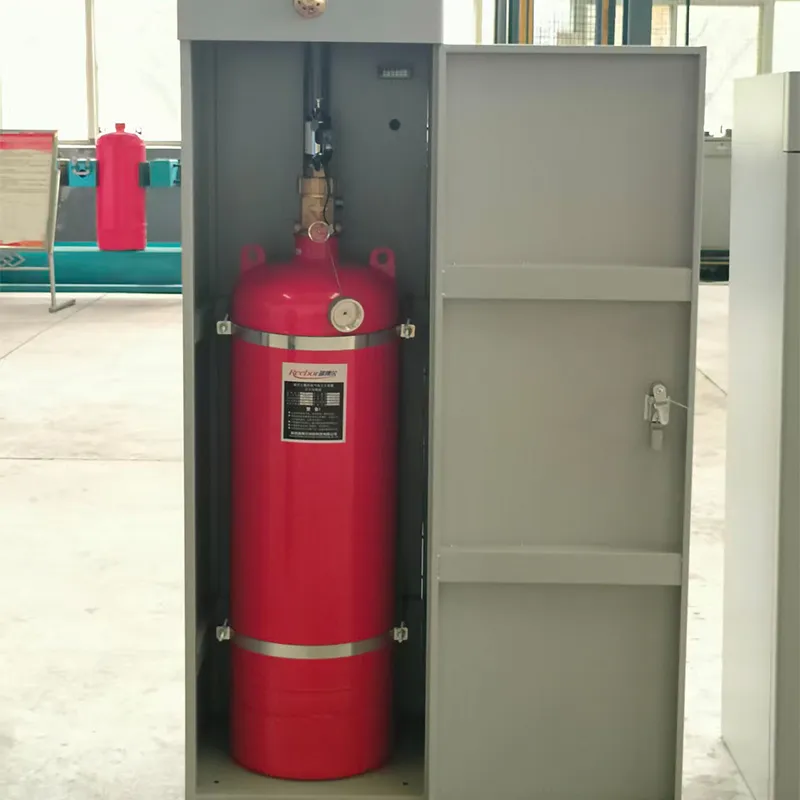 Шкафная установка газового пожаротушения на основе гептафторпропана GQQ180/2.5-RBr