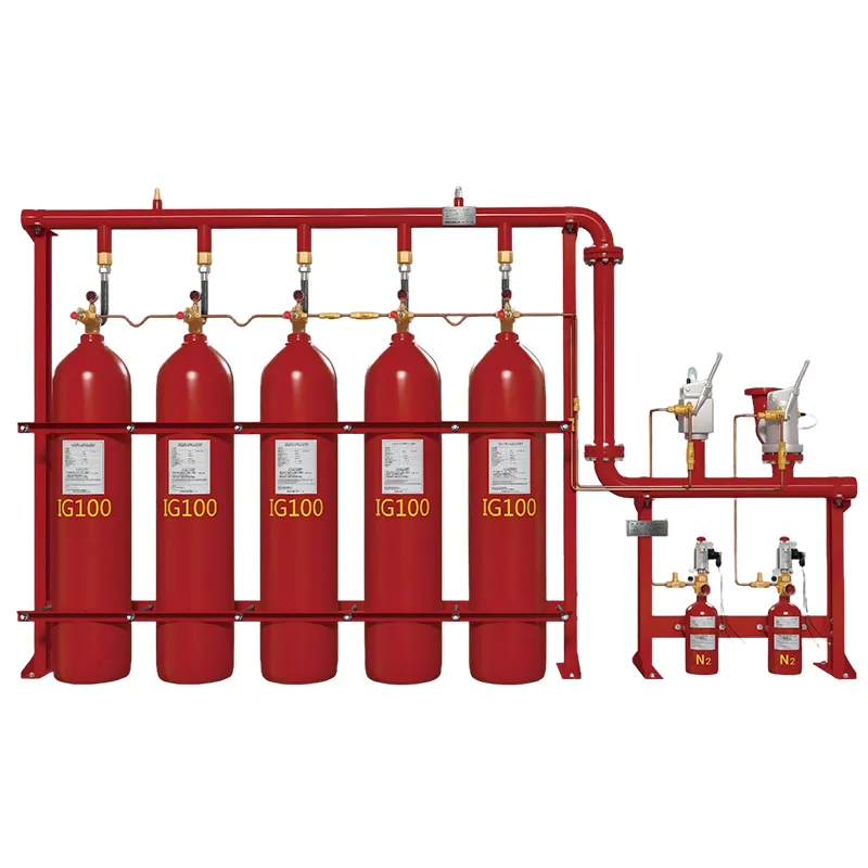 Система газового пожаротушения IG100 QMD20/80-RBr
