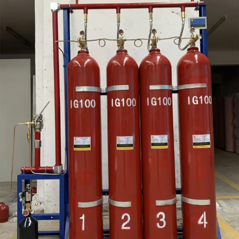 Система газового пожаротушения IG100 QMD20/80-RBr