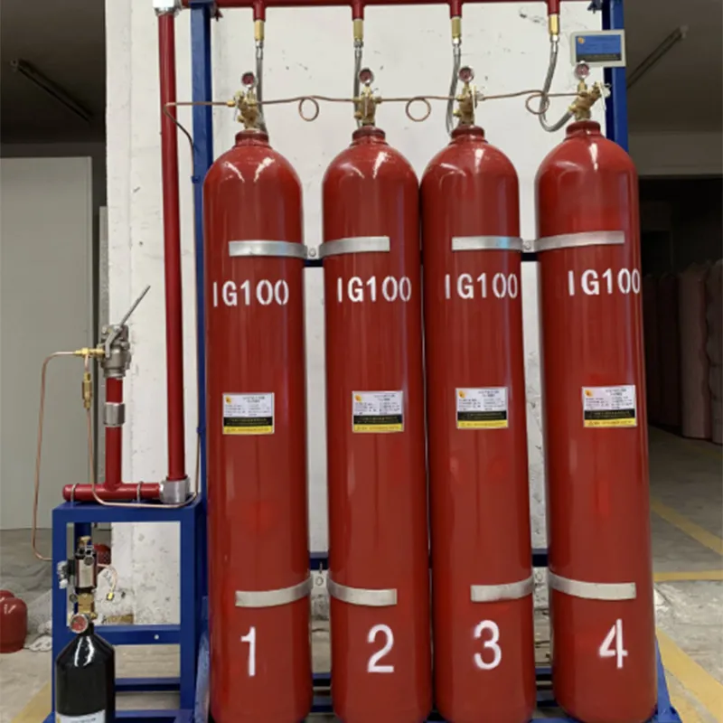 Система газового пожаротушения IG100 QMD20/90-RBr