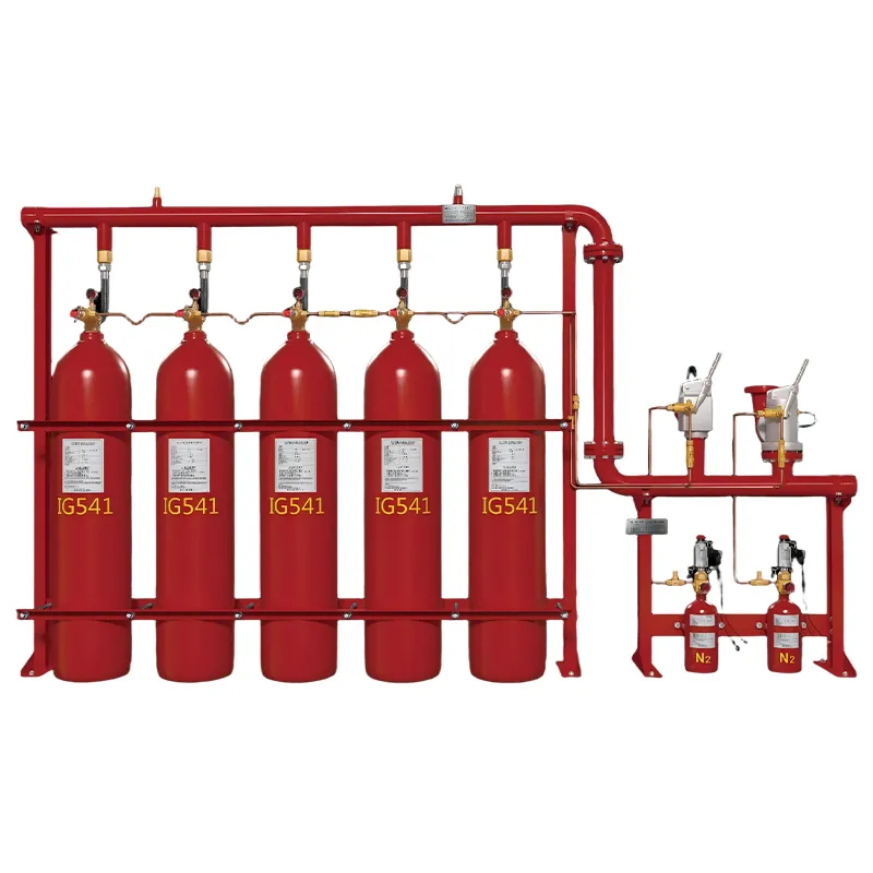 Система газового пожаротушения IG541, 15 МПа QMH15/80-RBr