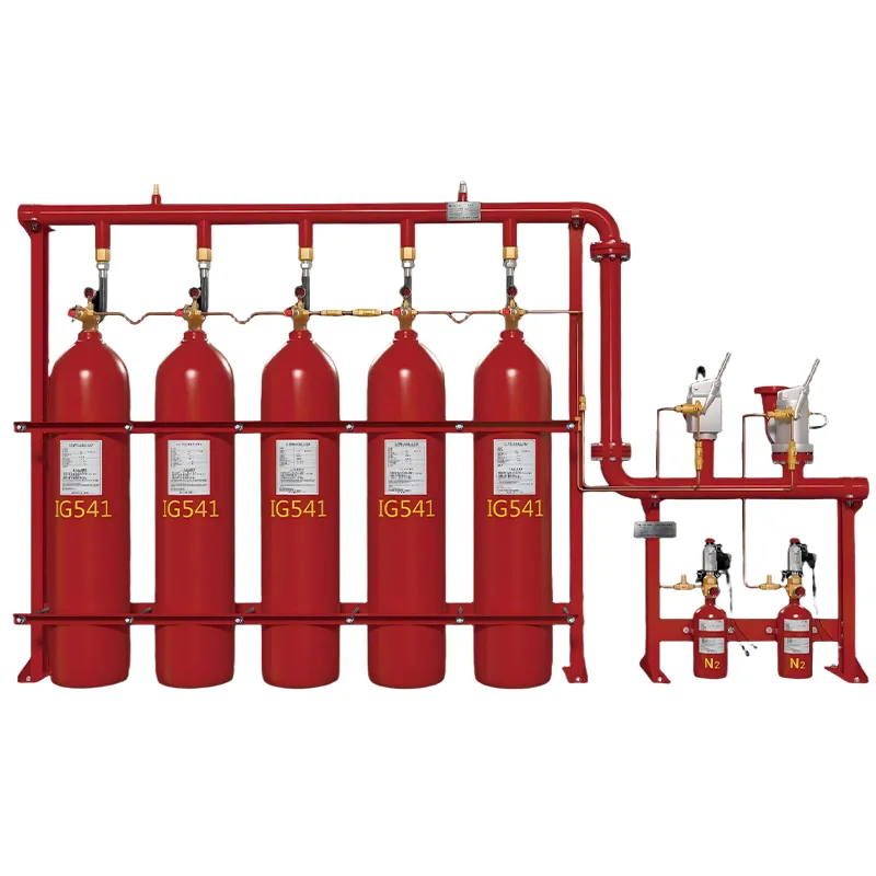 Система газового пожаротушения IG541, 15 МПа QMH15/90-RBr