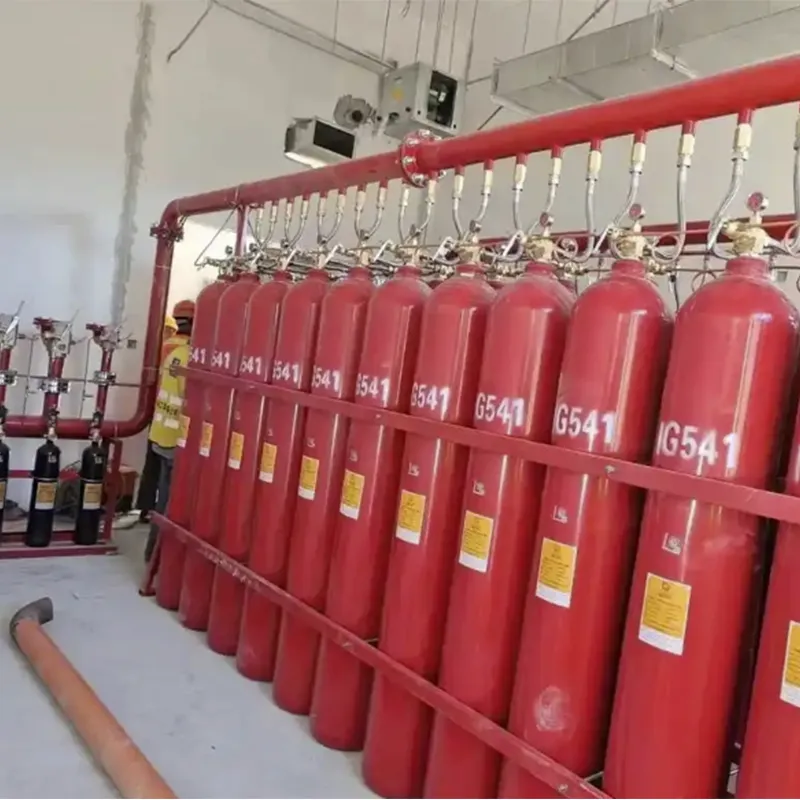 Система газового пожаротушения IG541, 20 МПа QMH20/70-RBr