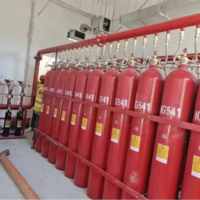 Система газового пожаротушения IG541, 20 МПа QMH20/90-RBr