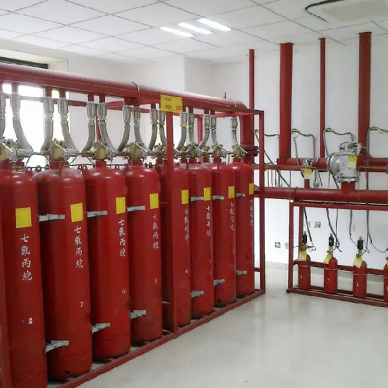 Стационарная газовая система пожаротушения на основе гептафторпропана с сетевым распределением QMQ4.2/120N-RBr