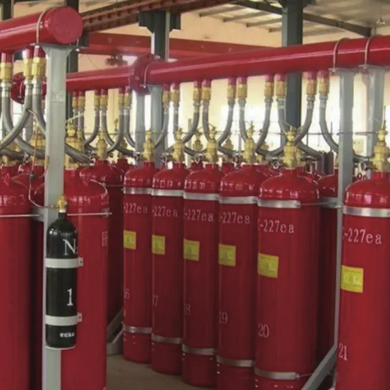 Стационарная газовая система пожаротушения на основе гептафторпропана с сетевым распределением QMQ4.2/120N-RBr