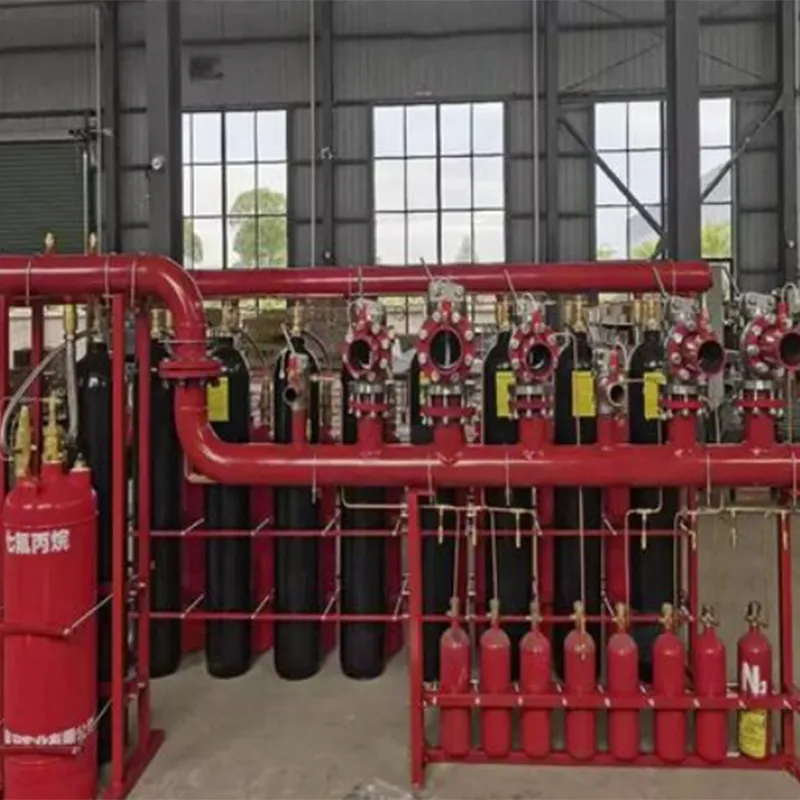 Система пожаротушения на основе гептафторпропана с выносным баллоном-ресивером QMQ4.2/120W-RBr