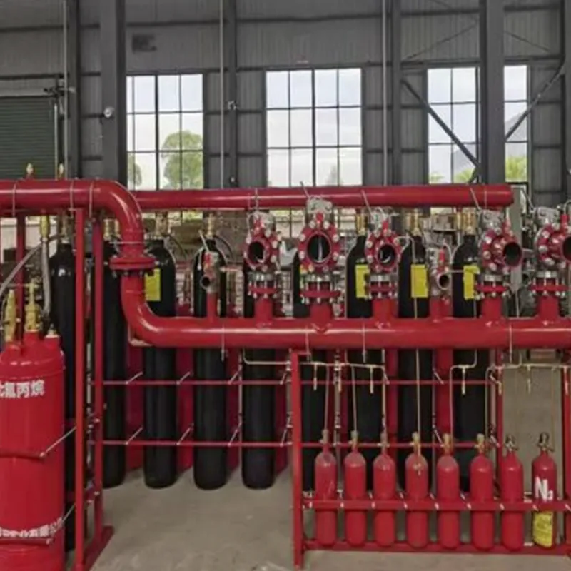 Система пожаротушения на основе гептафторпропана с выносным баллоном-ресивером QMQ4.2/180W-RBr