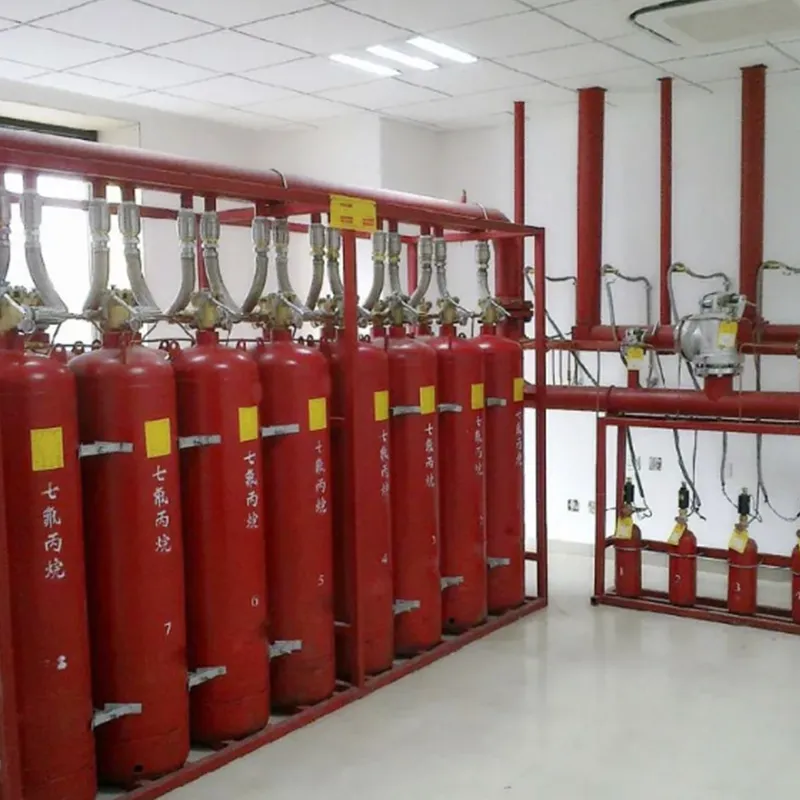 Стационарная газовая система пожаротушения на основе гептафторпропана с сетевым распределением QMQ4.2/90N-RBr