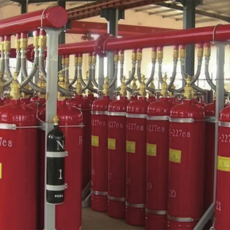 Стационарная газовая система пожаротушения на основе гептафторпропана с сетевым распределением QMQ4.2/90N-RBr